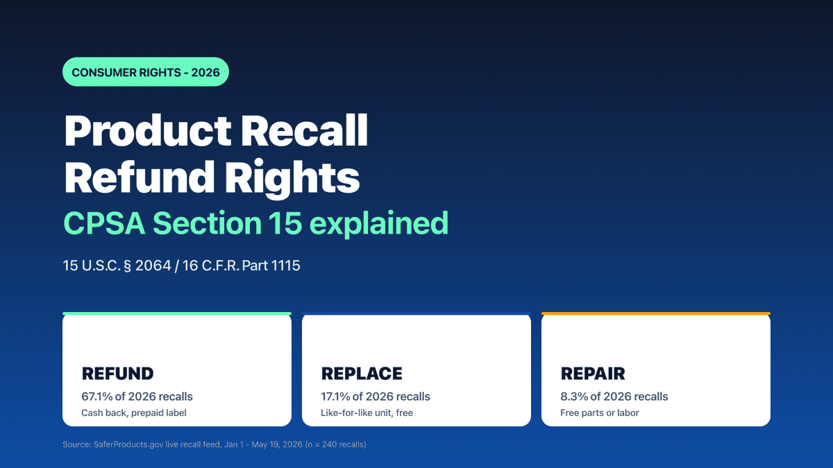 Hero image showing CPSC recall refund flow