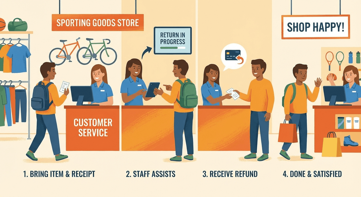 Step-by-step guide to returning items at Dick's Sporting Goods